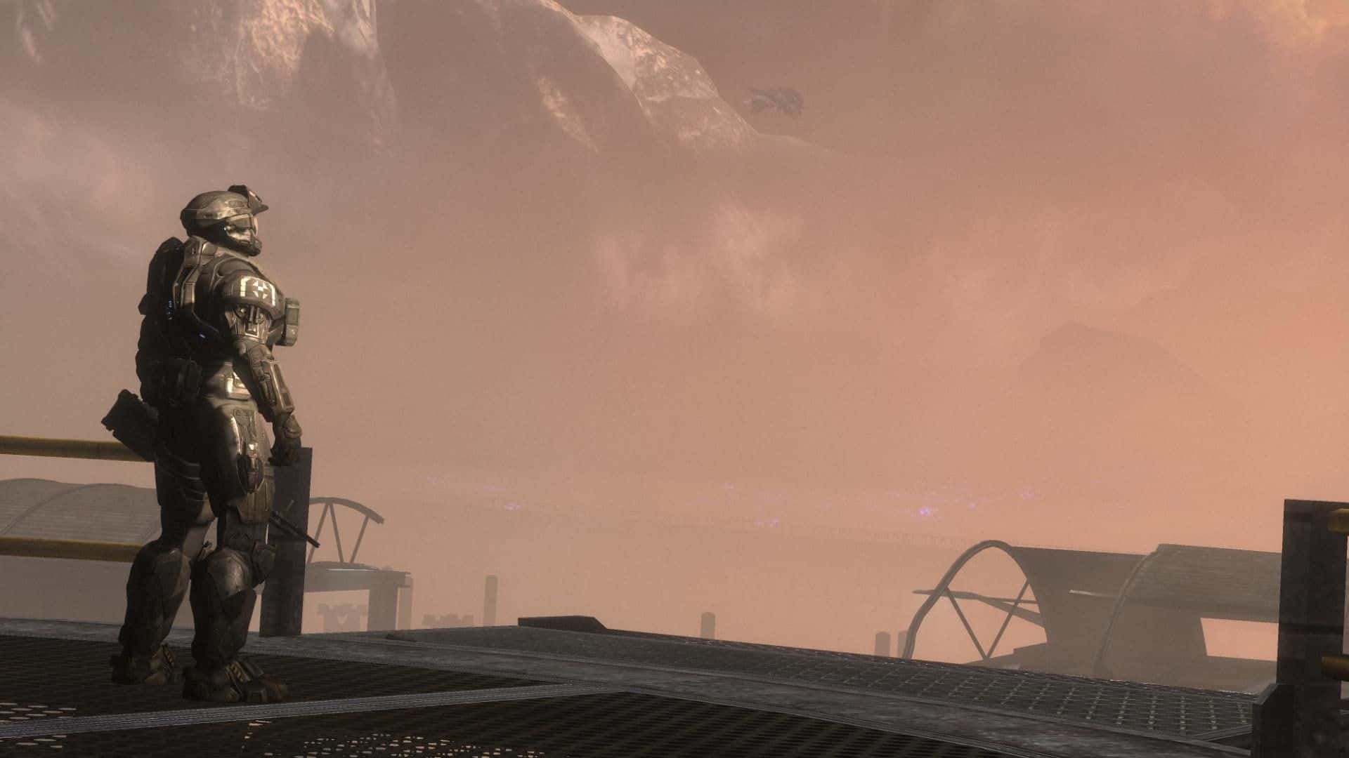 Noble Six, Noble Team, metal platform, Full HD Desktop Wallpaper