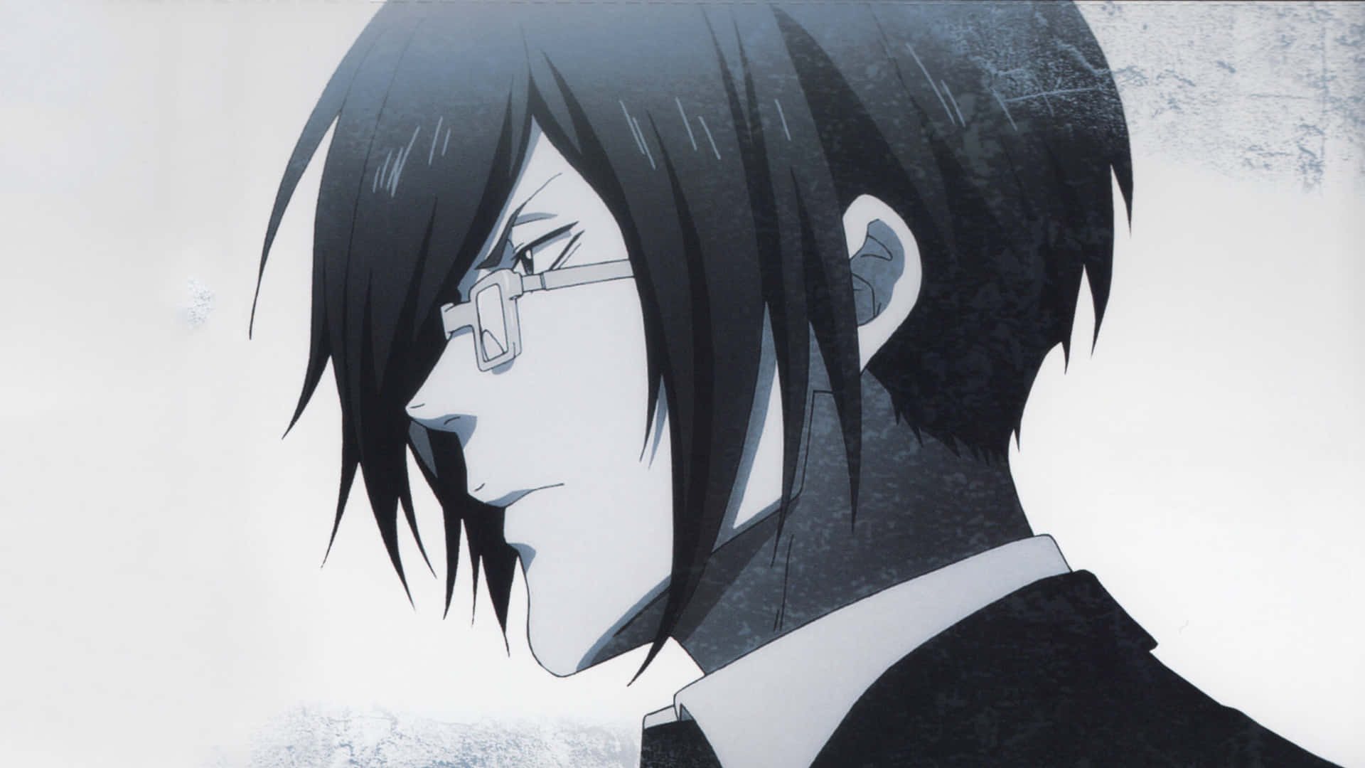 Nobuchika Ginoza, anime portrait, black hair, Full HD Desktop Wallpaper