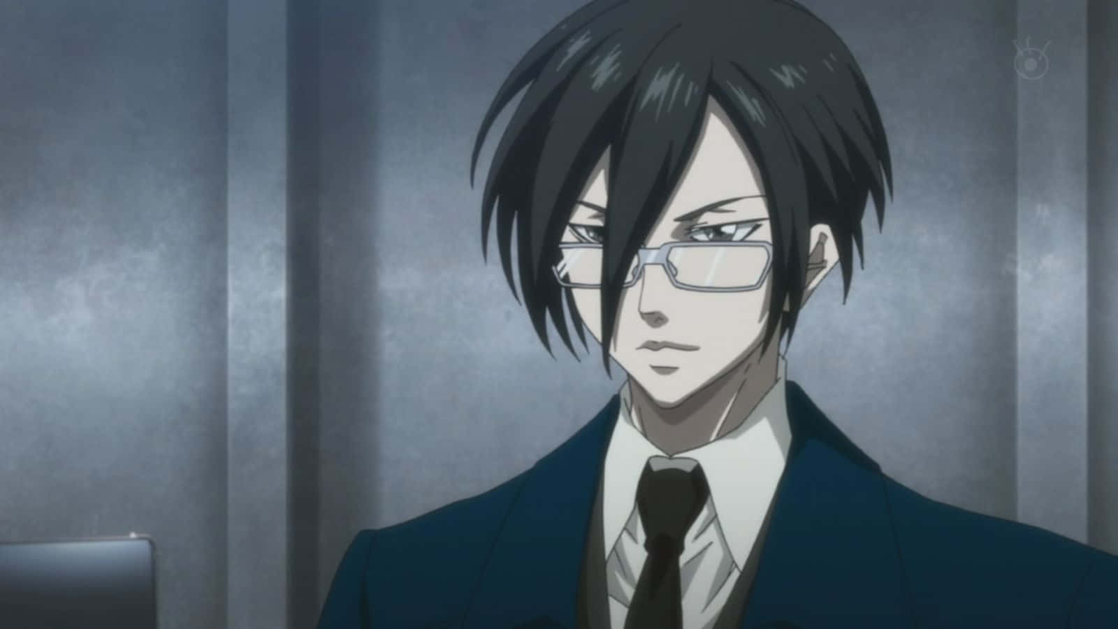 Nobuchika Ginoza, black hair, glasses, HD Desktop Wallpaper