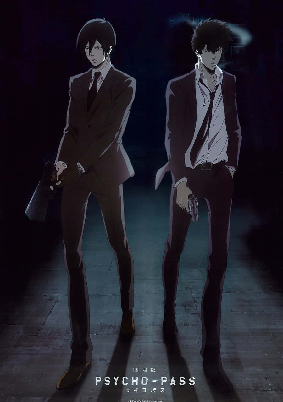 Nobuchika Ginoza, anime men, suits, HD Phone Wallpaper