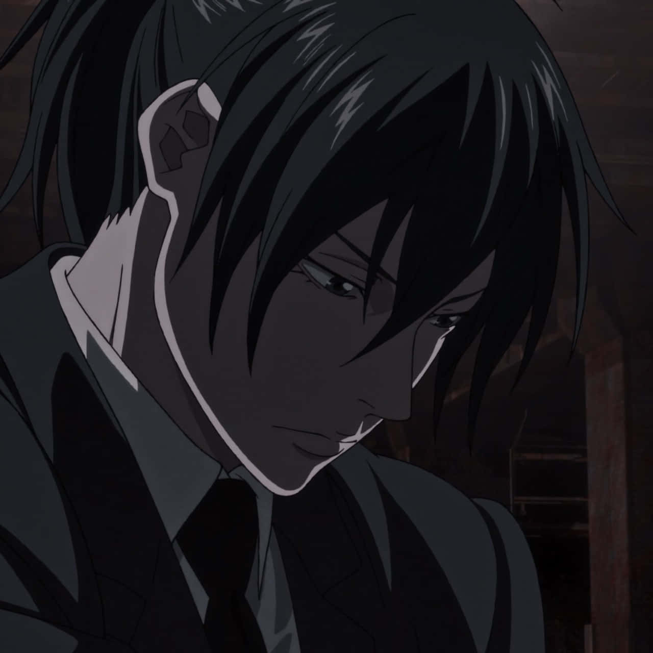 Nobuchika Ginoza, anime male character, dark hair, HD Desktop Wallpaper