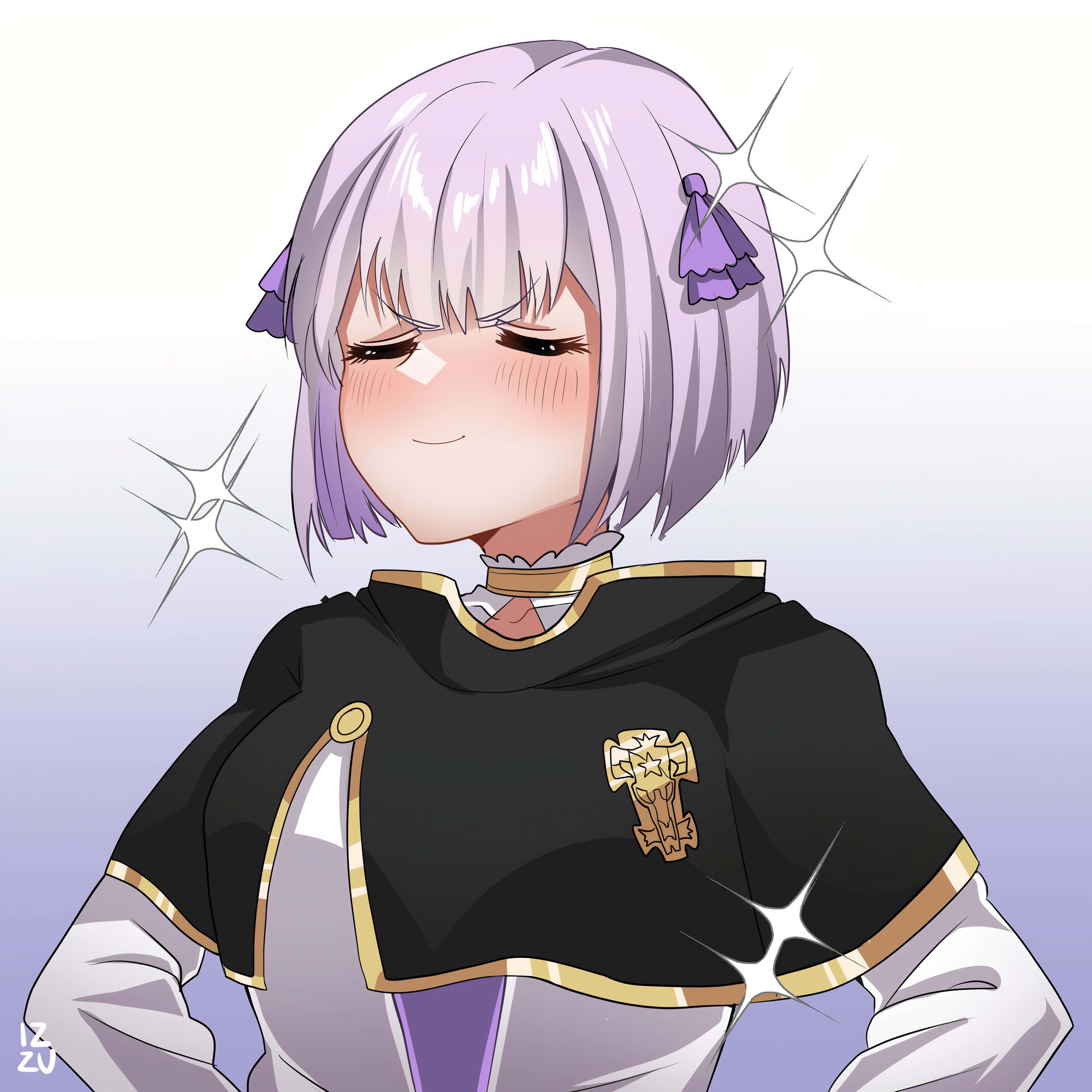 Noelle Silva, lavender hair, purple hair ties, 4K Desktop Wallpaper