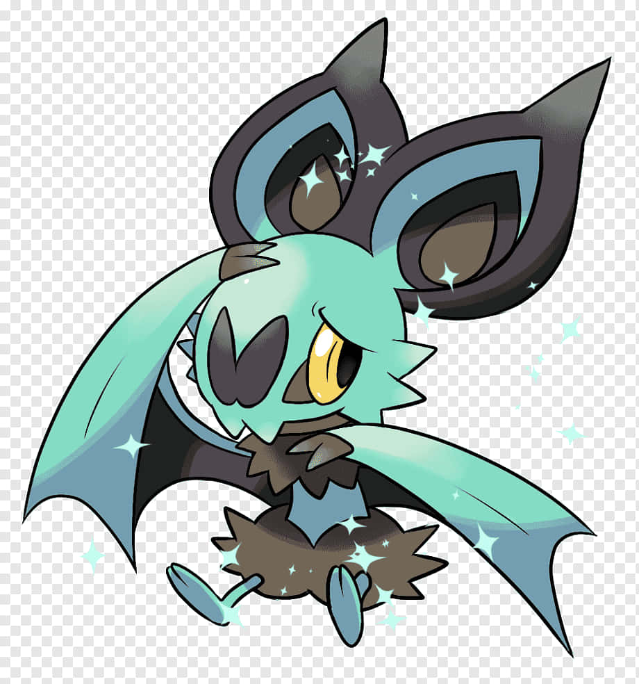 Noibat, teal, black, SD Phone Wallpaper