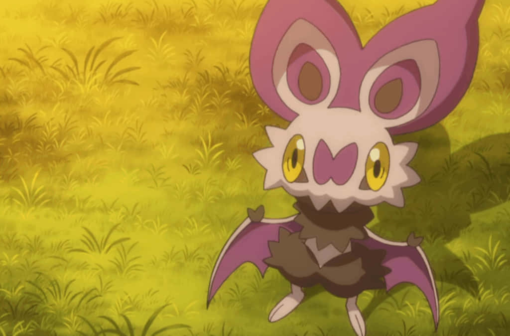 Noibat, purple ears, wings, SD Desktop Wallpaper