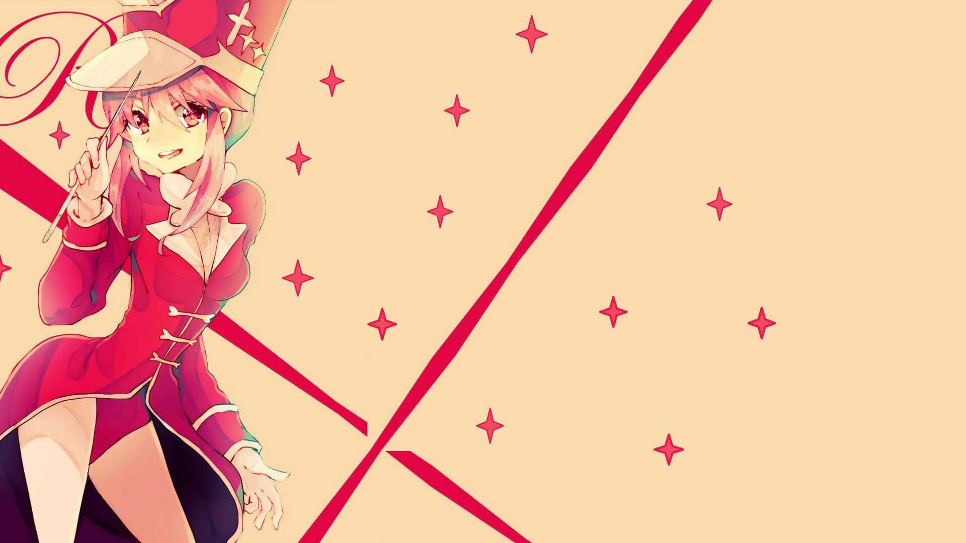 Nonon Jakuzure, red uniform, red hat, Full HD Desktop Wallpaper