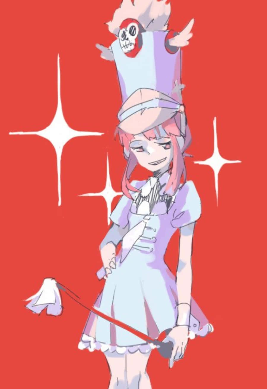 Nonon Jakuzure, light purple dress, whip, HD Phone Wallpaper