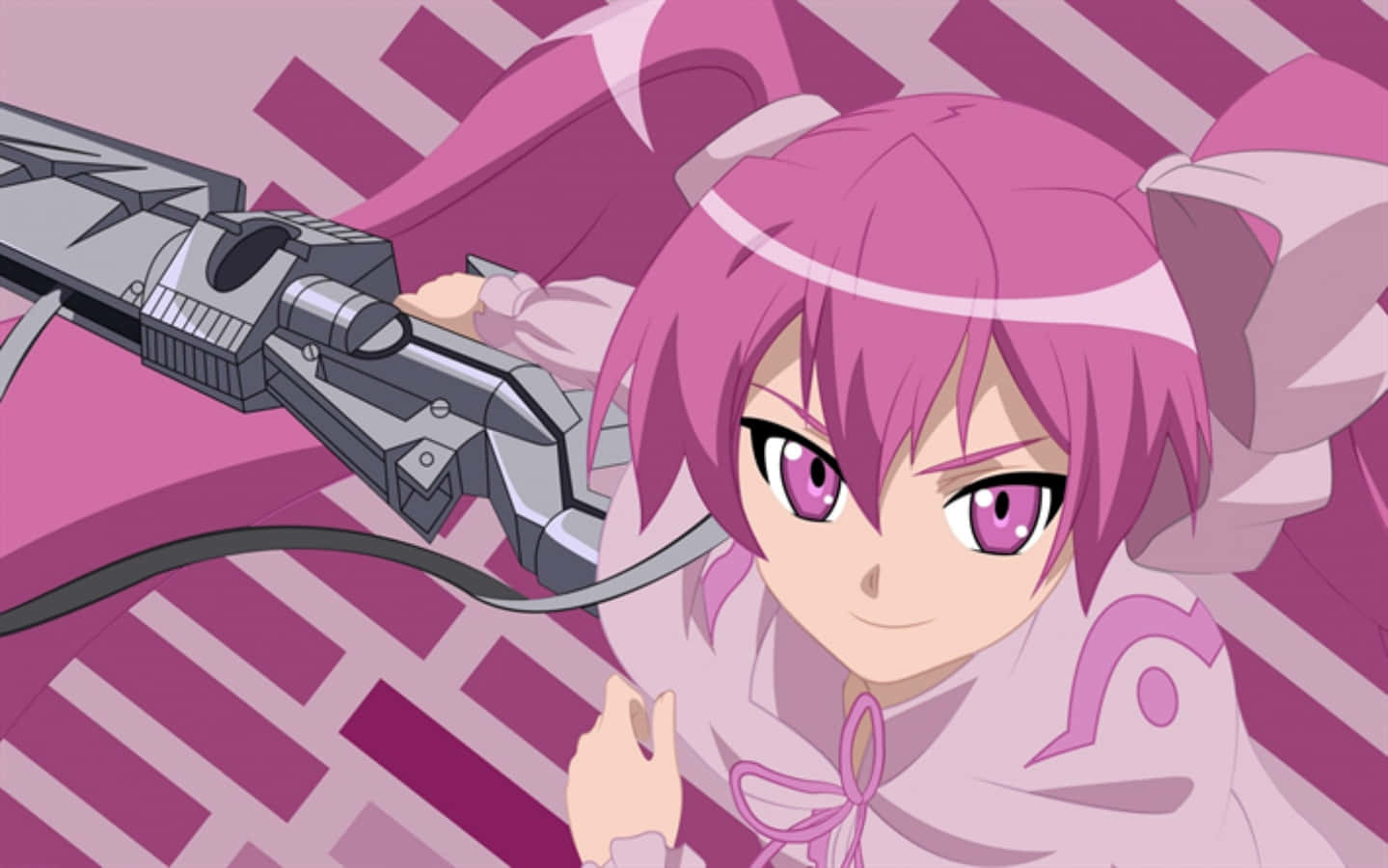 Nonon Jakuzure, pink-haired, cat ears, HD Desktop Wallpaper