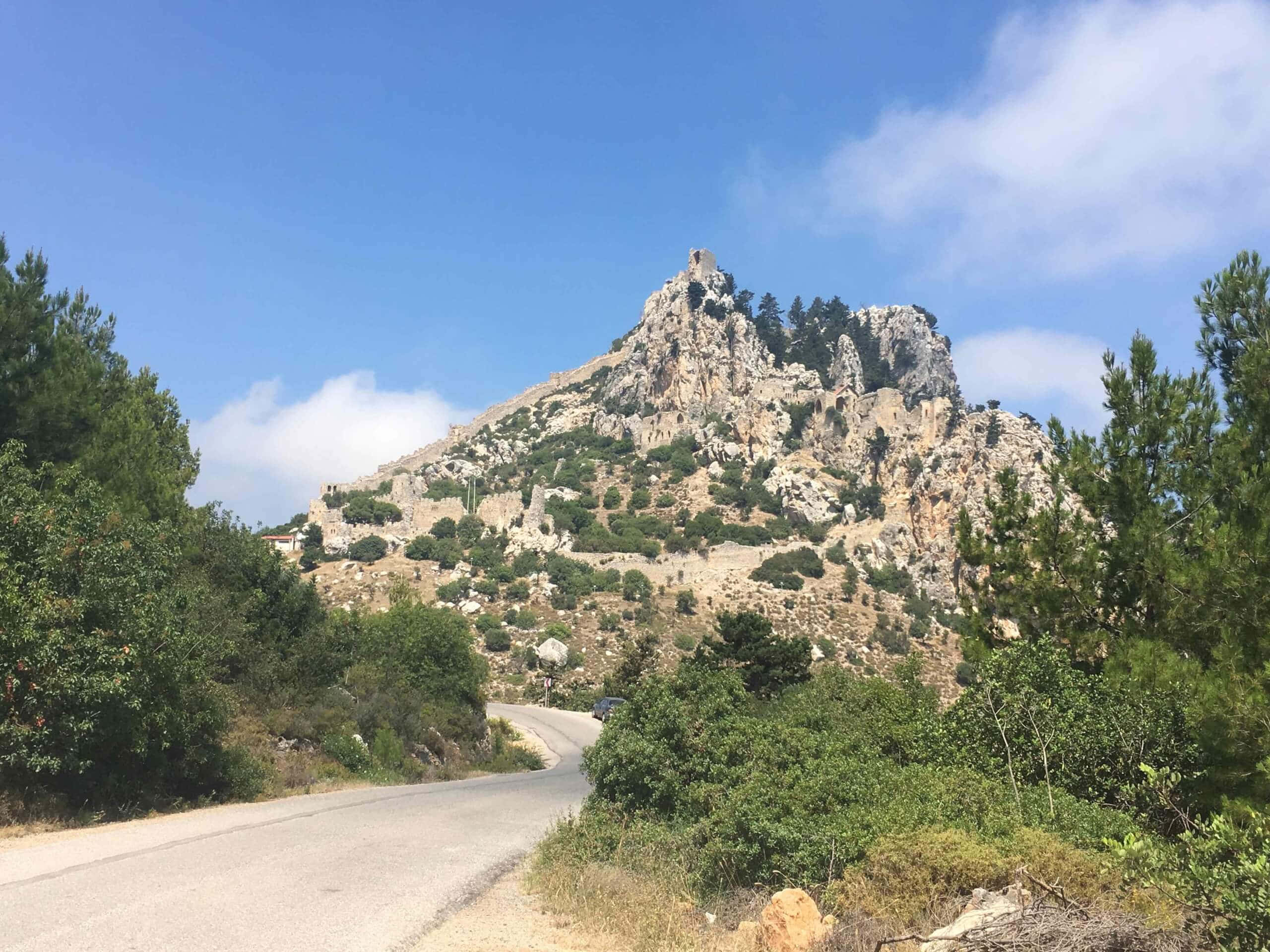 Northern Cyprus, winding road, lush greenery, 2K Desktop Wallpaper