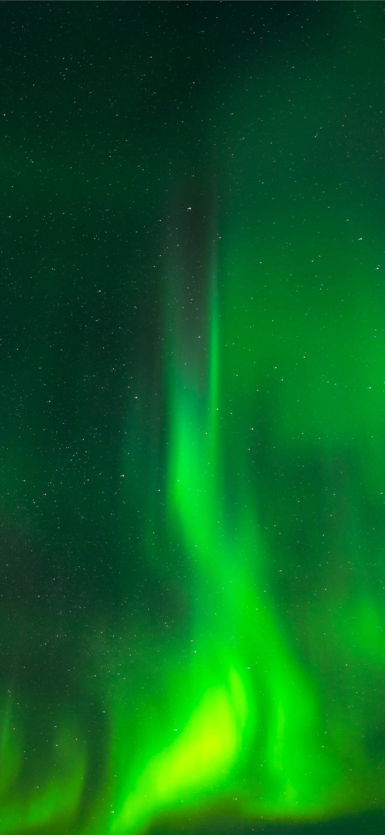 Northern Lights, aurora borealis, starry night sky, 2K Phone Wallpaper