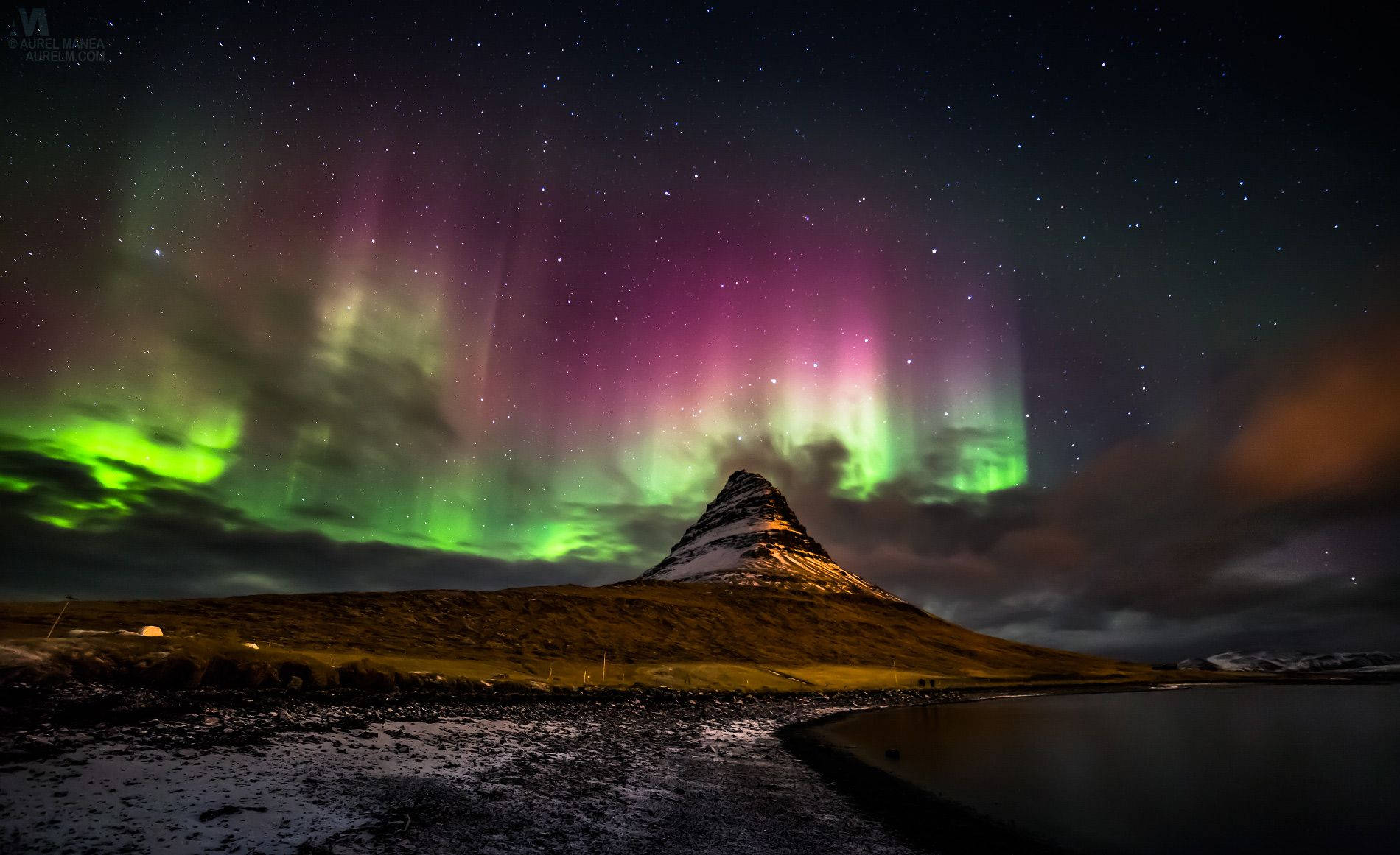 Northern Lights, aurora borealis, green, HD Desktop Wallpaper