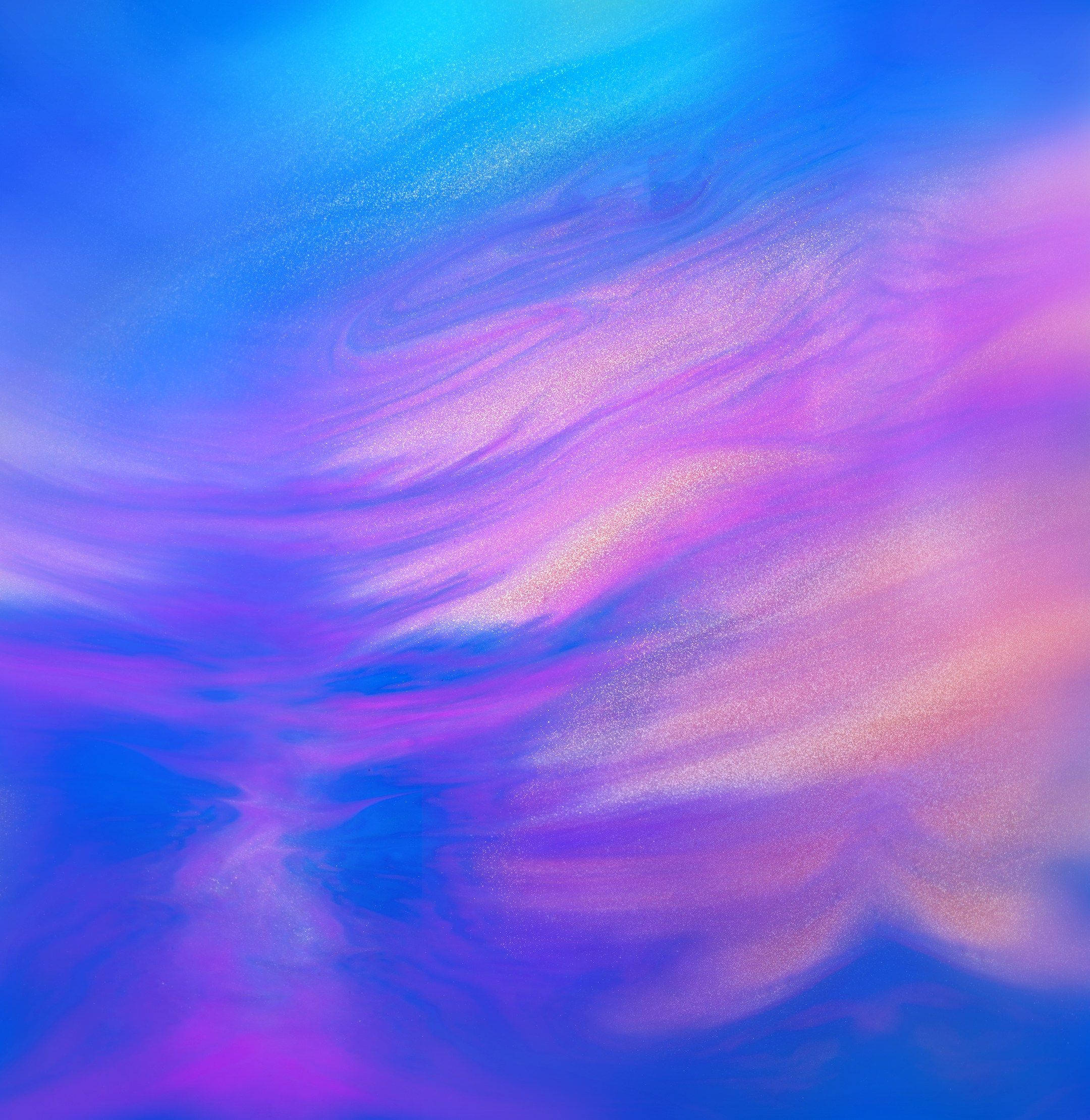 Note 10, pastel gradient, electric blue, Full HD Phone Wallpaper