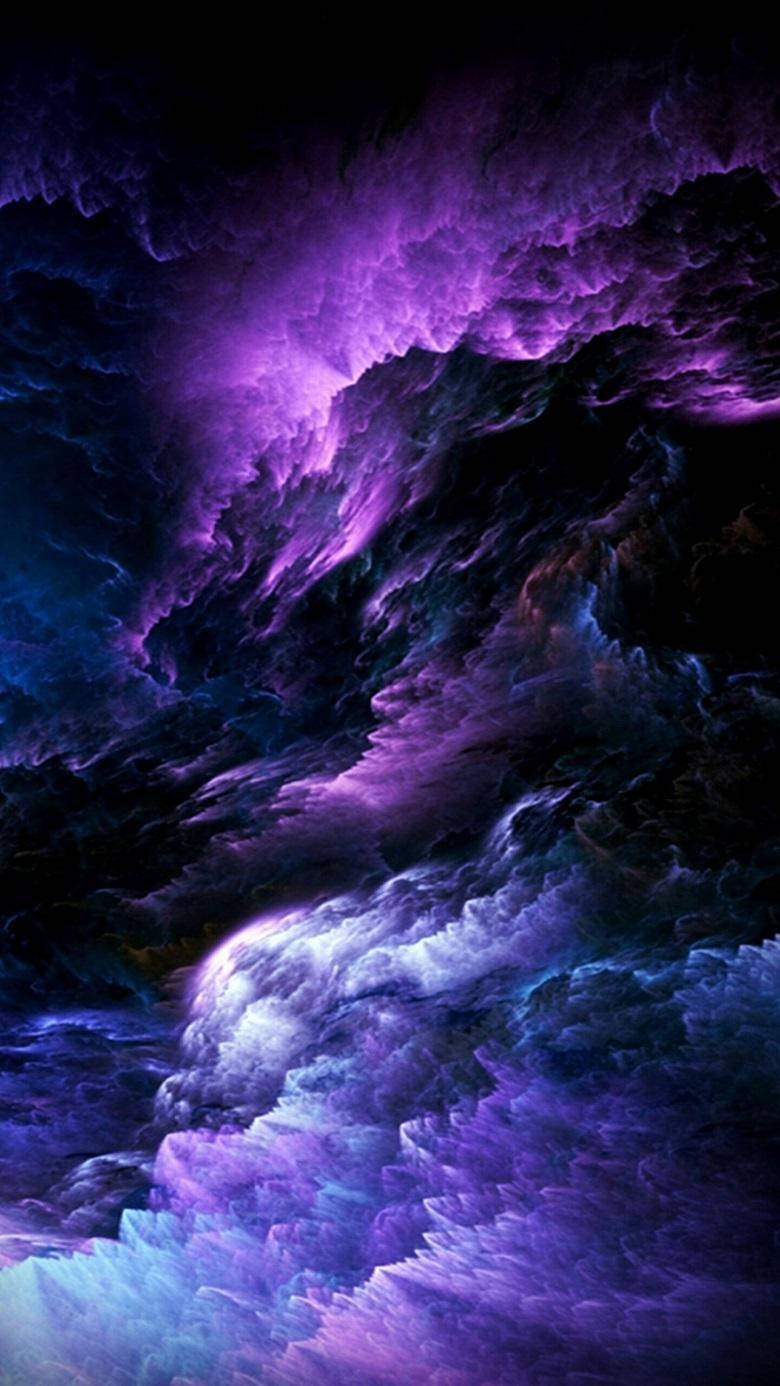 Note 10, purple, blue, HD Phone Wallpaper
