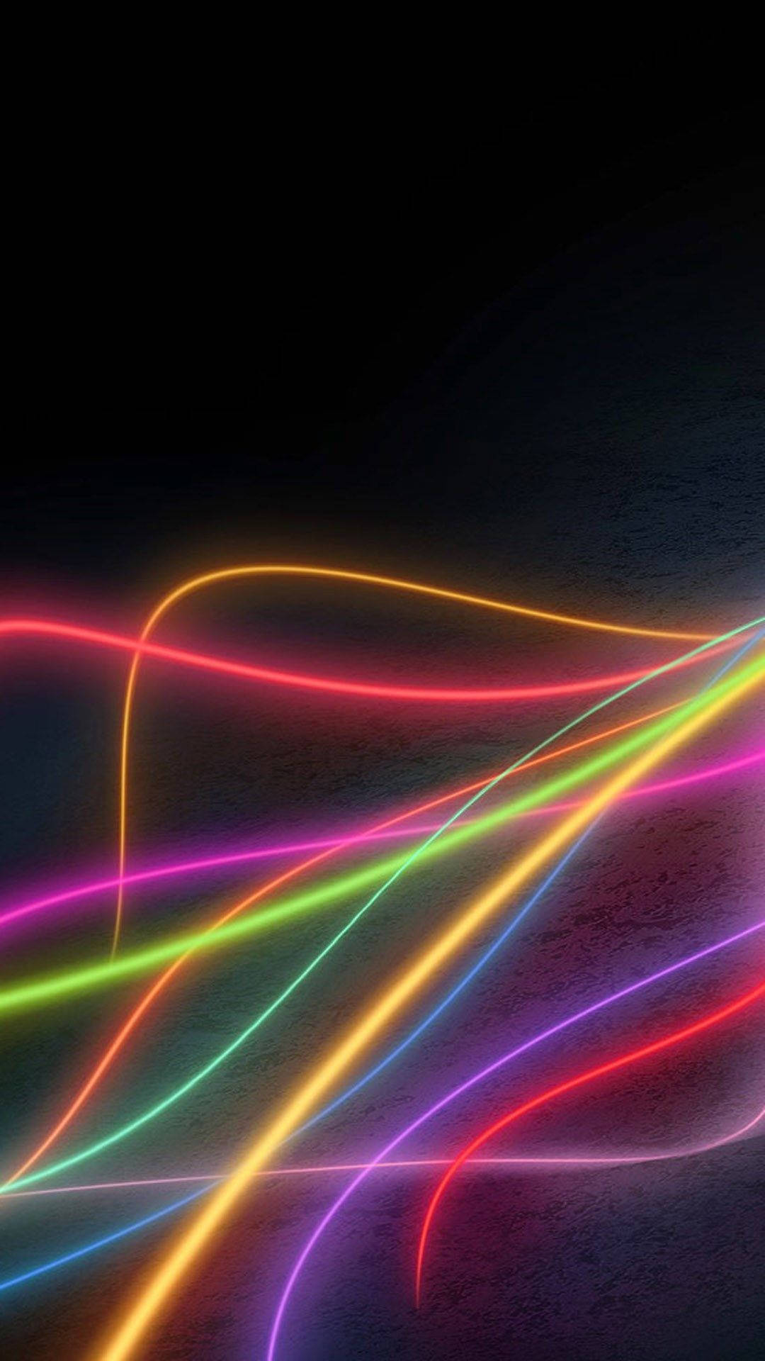 Note 10, neon light streaks, rainbow hues, Full HD Phone Wallpaper