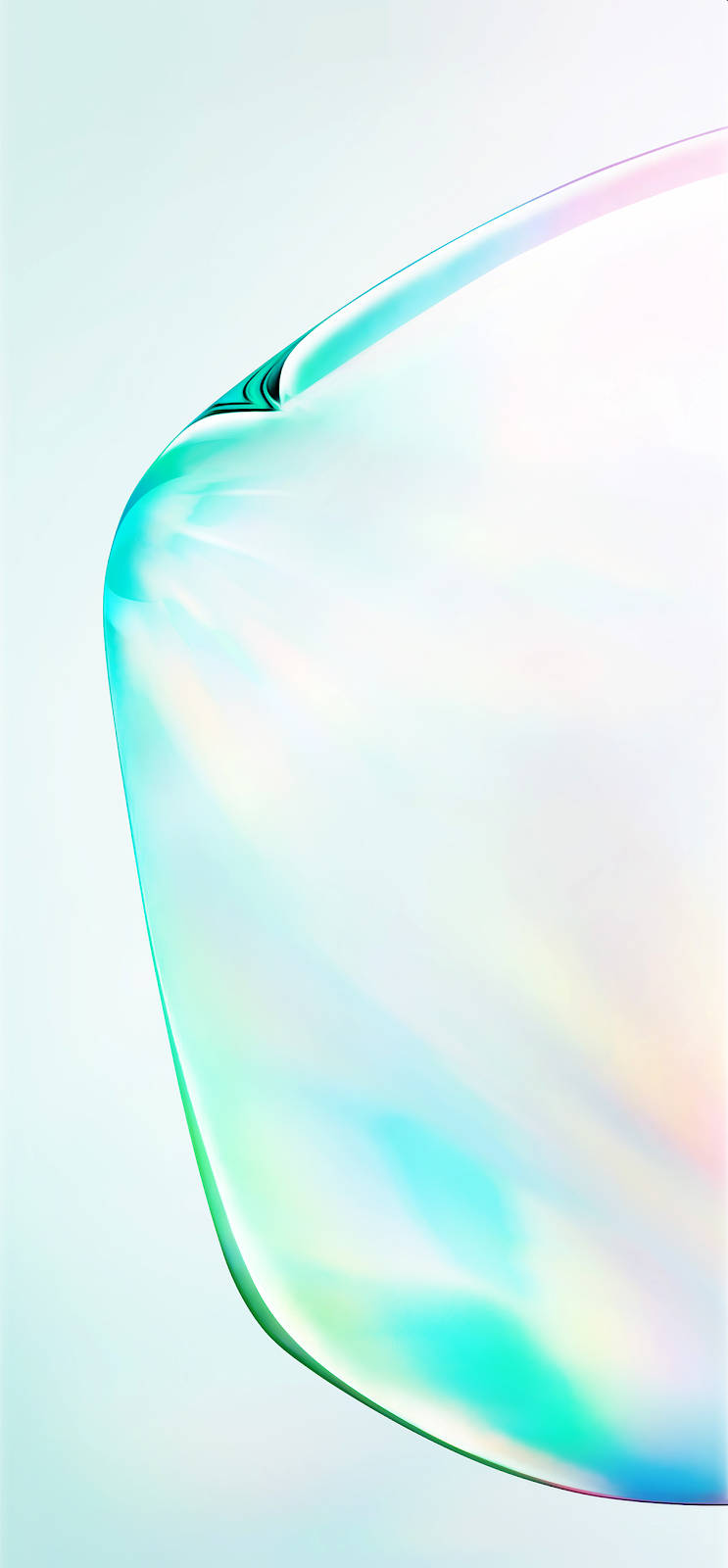 Note 10, iridescent bubble, pastel background, HD Phone Wallpaper