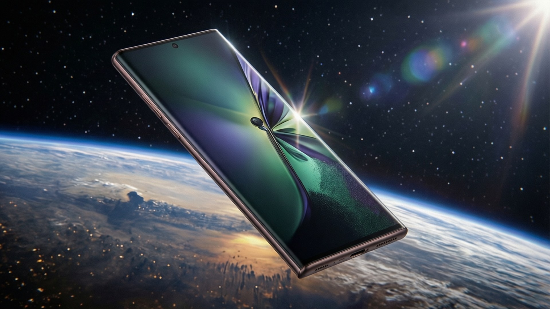 Note 10, smartphone, Earth, Full HD Desktop Wallpaper