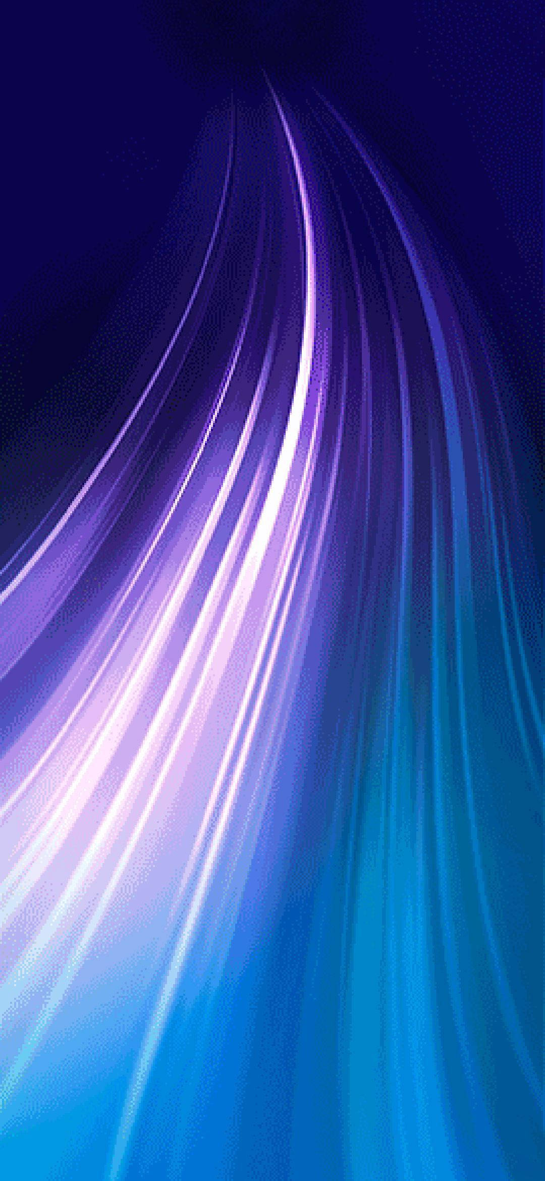 Note 8, purple light waves, glowing purple, Full HD Phone Wallpaper