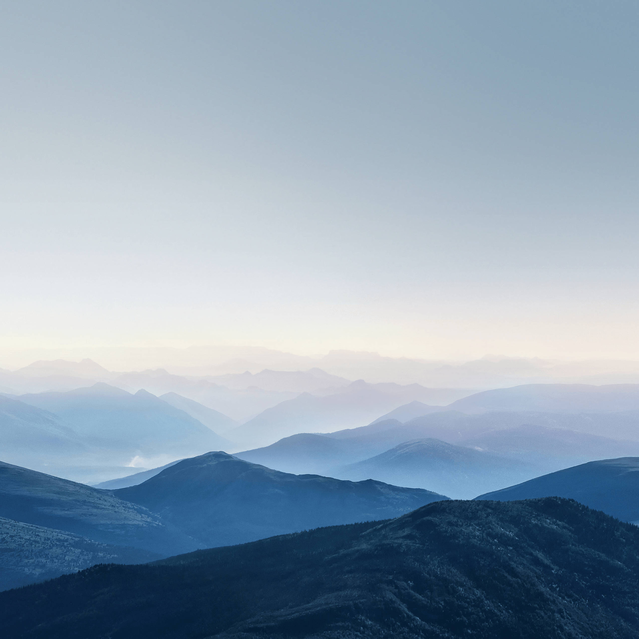 Note 8, Blue Mountains, mountain ranges, 2K Desktop Wallpaper