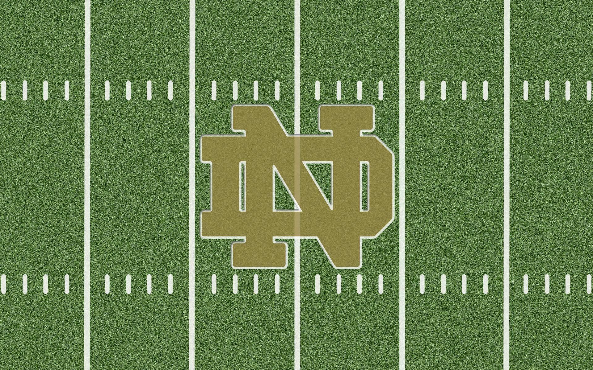 Notre Dame Football, Notre Dame Stadium, green football field, Full HD Desktop Wallpaper