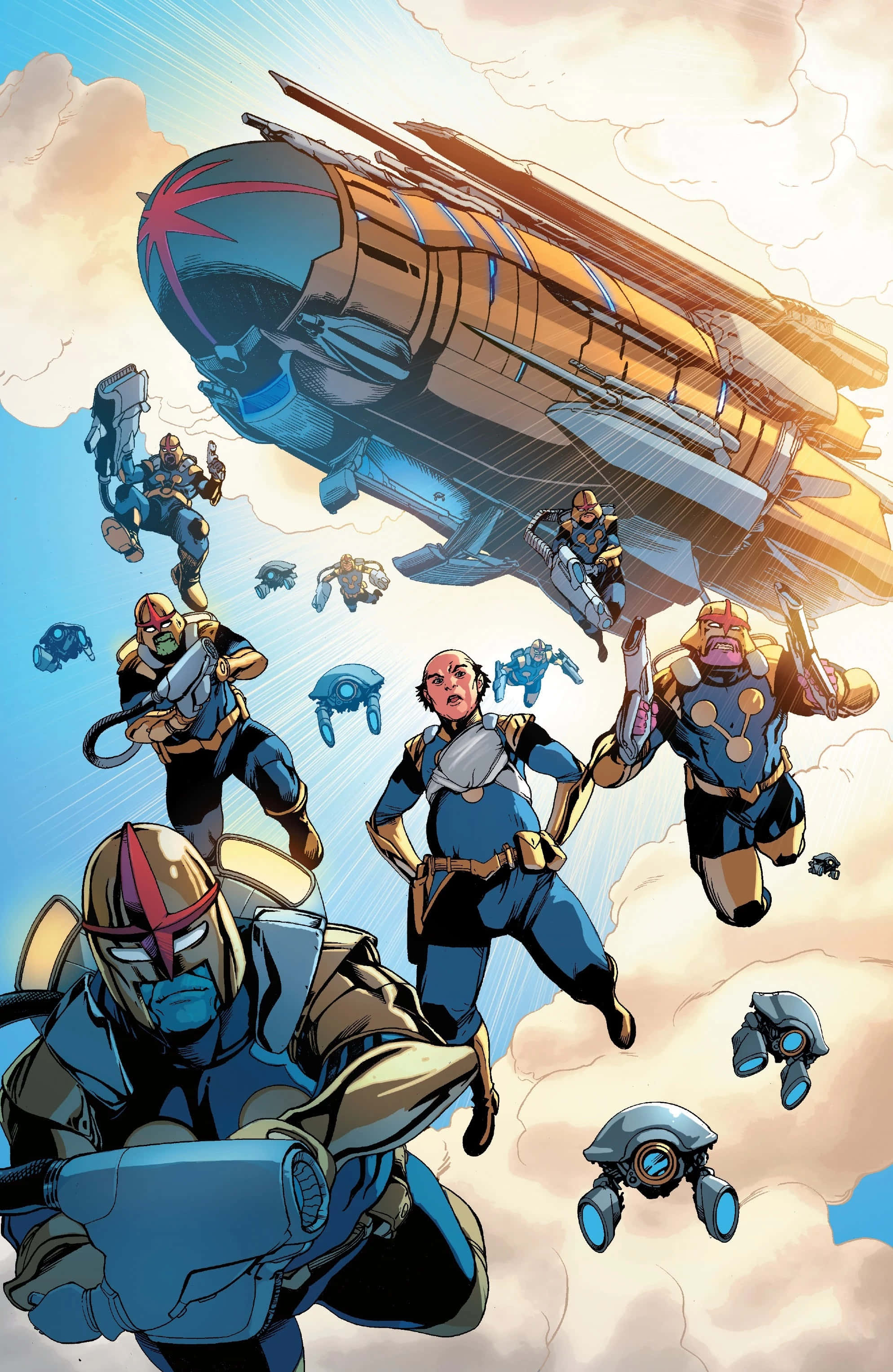 Nova Corps, 1988, 3056, 2K Phone Wallpaper