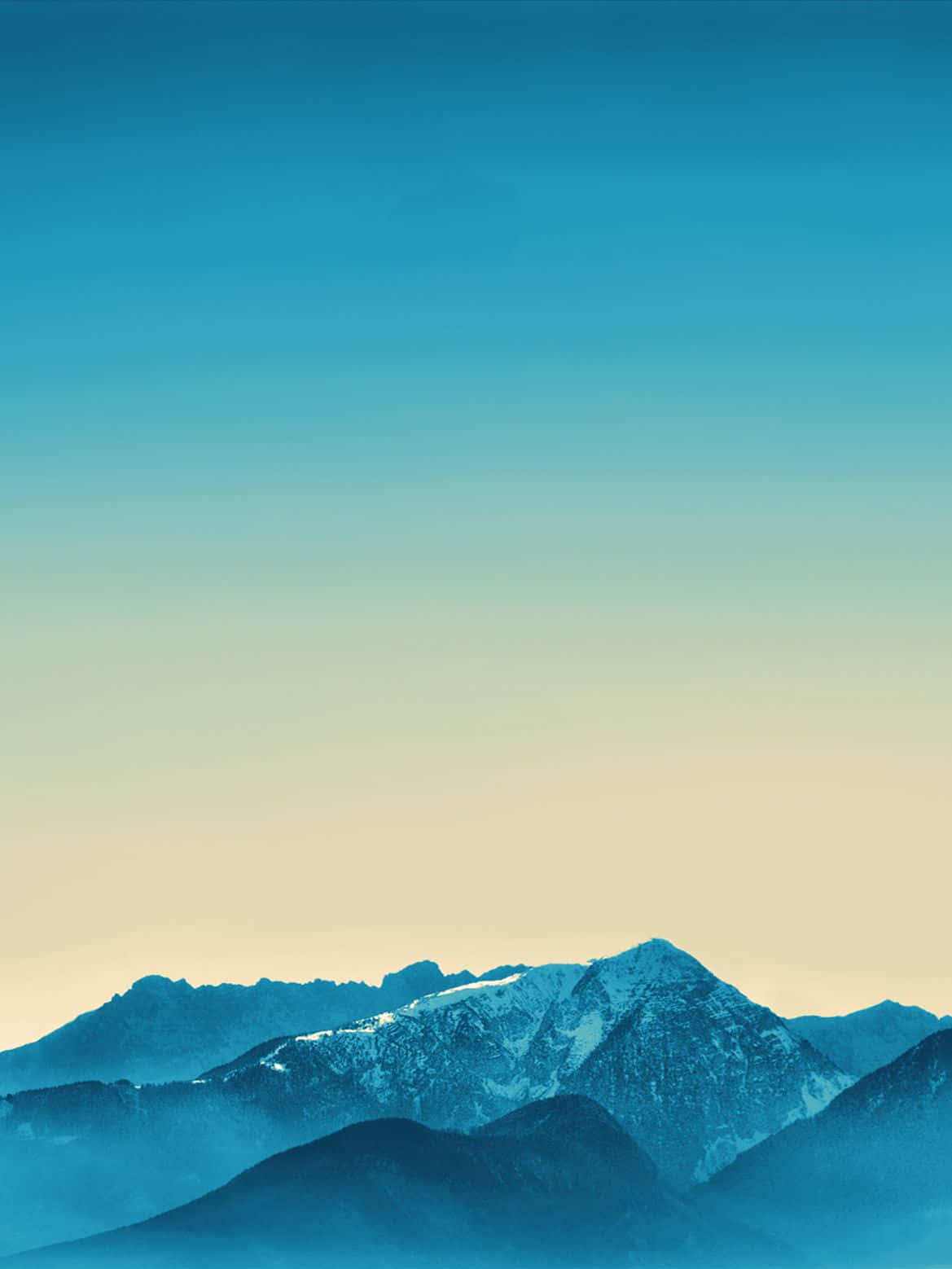 November Fall, snow capped mountain peaks, mist, HD Phone Wallpaper