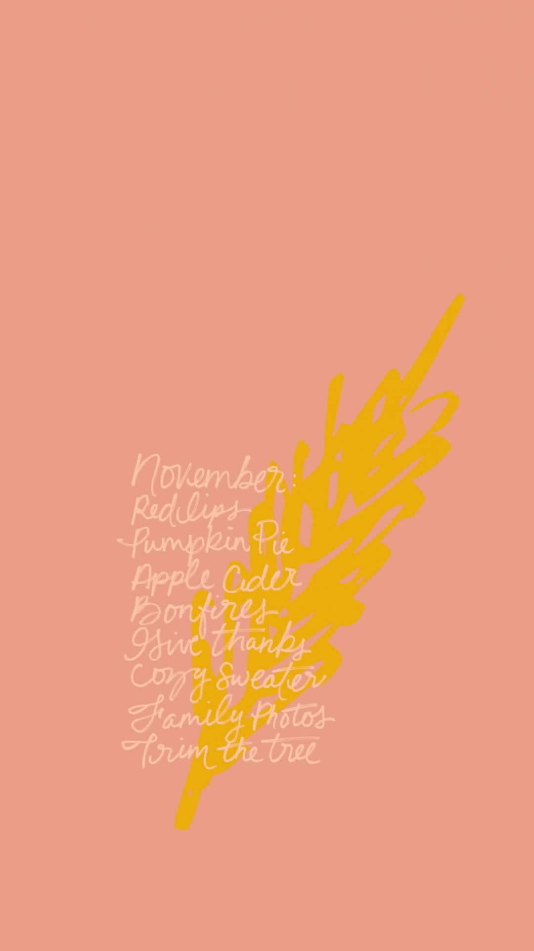peach, yellow, brushstroke, Full HD Phone Wallpaper