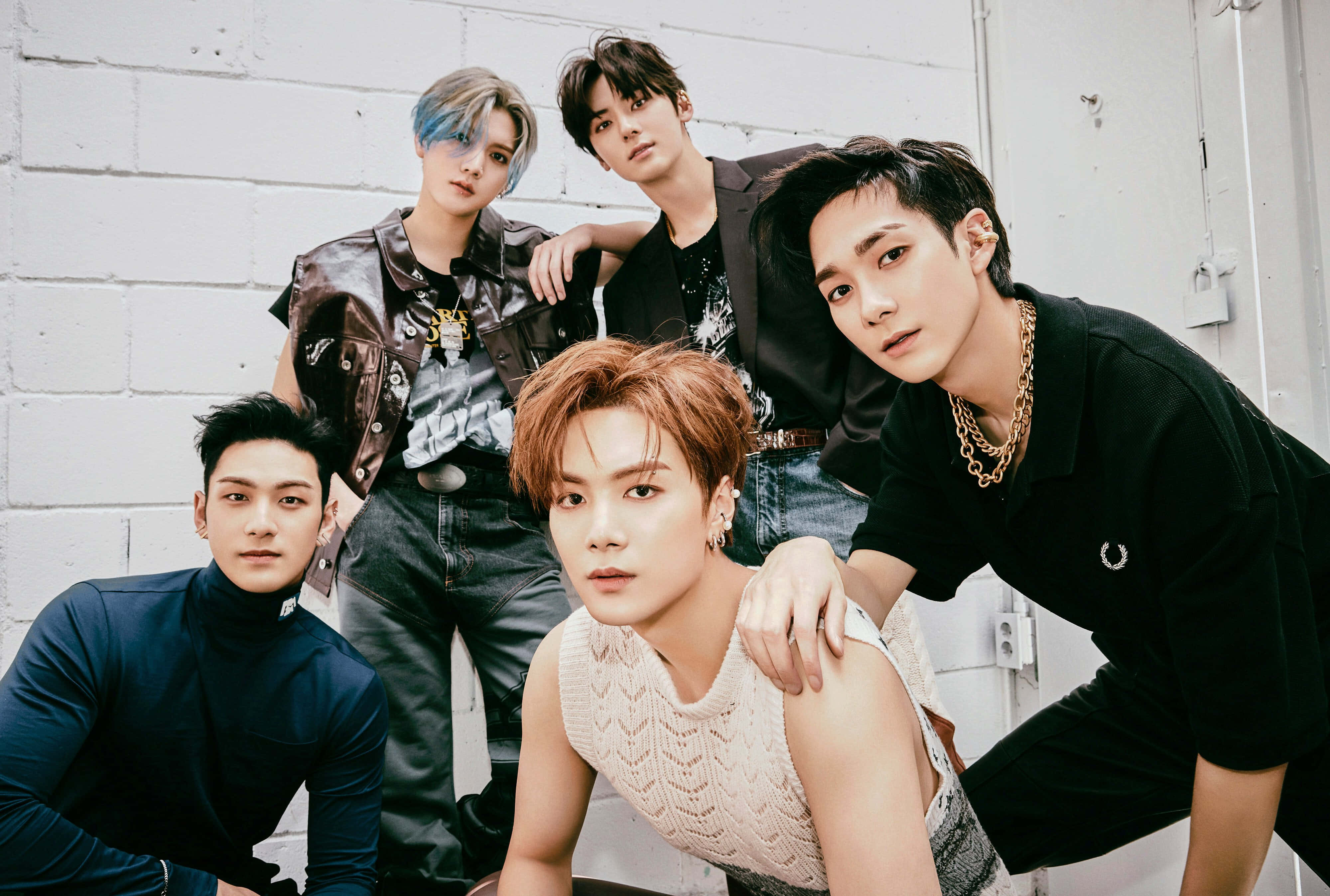 Nuest, Kpop Boy Group, colorful hair, 4K Desktop Wallpaper