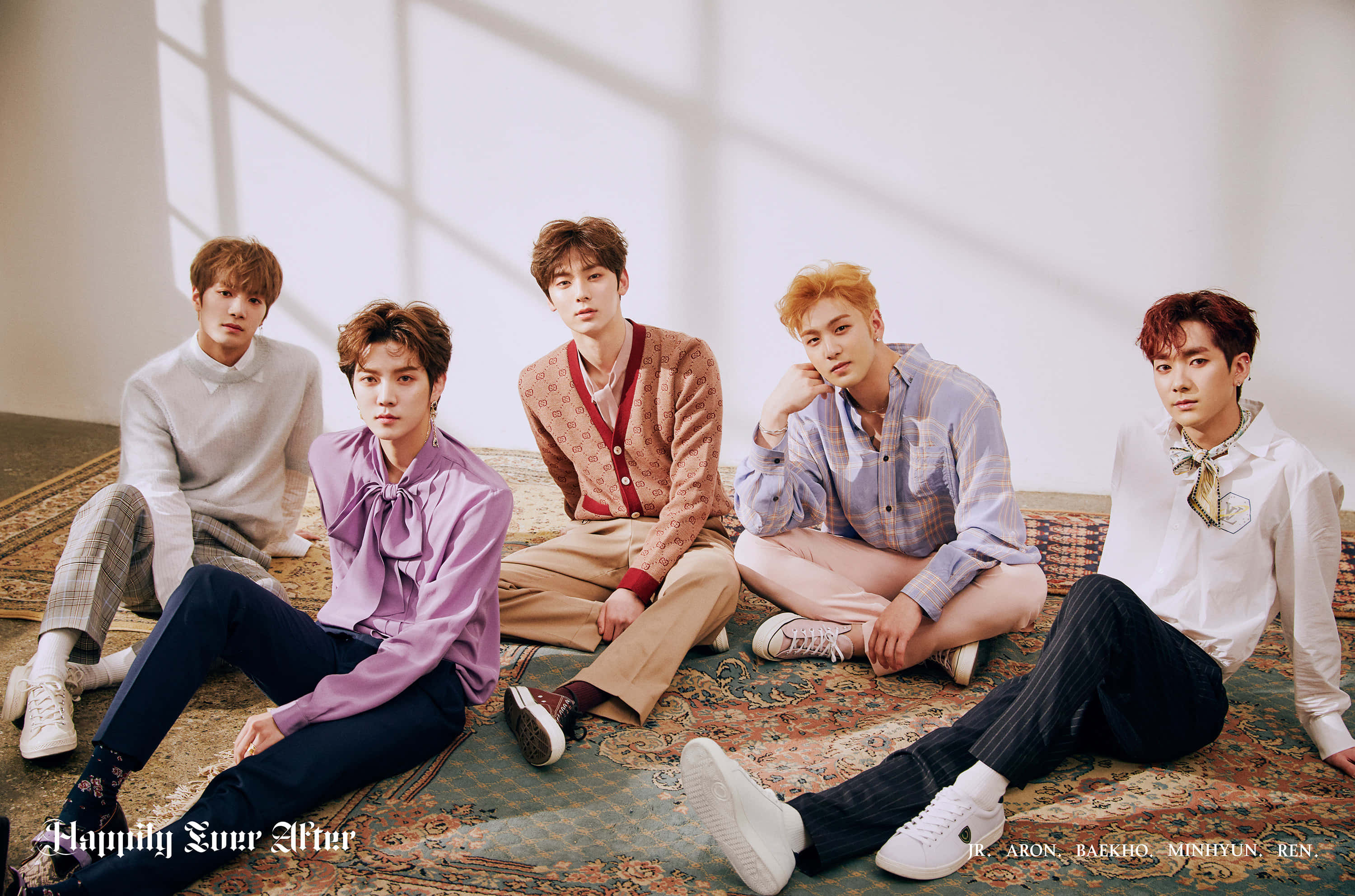 Nuest, Kpop Boy Group, casual, 2K Desktop Wallpaper