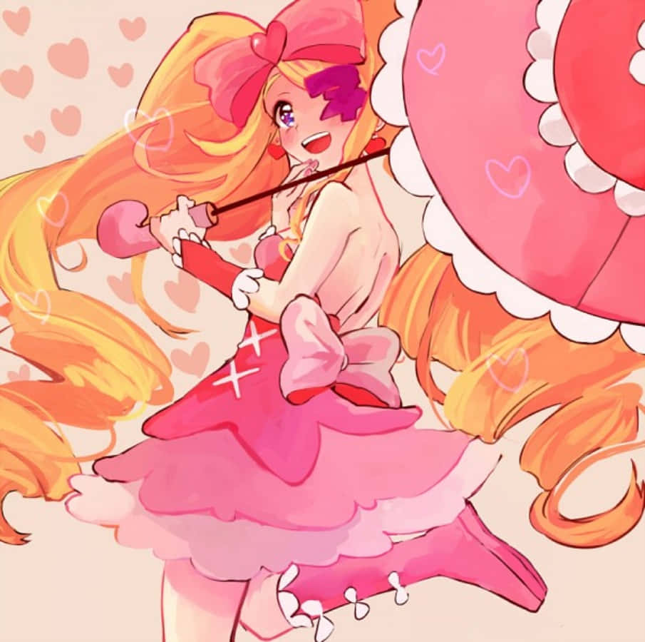 Nui Harime, orange hair, pink dress, SD Desktop Wallpaper