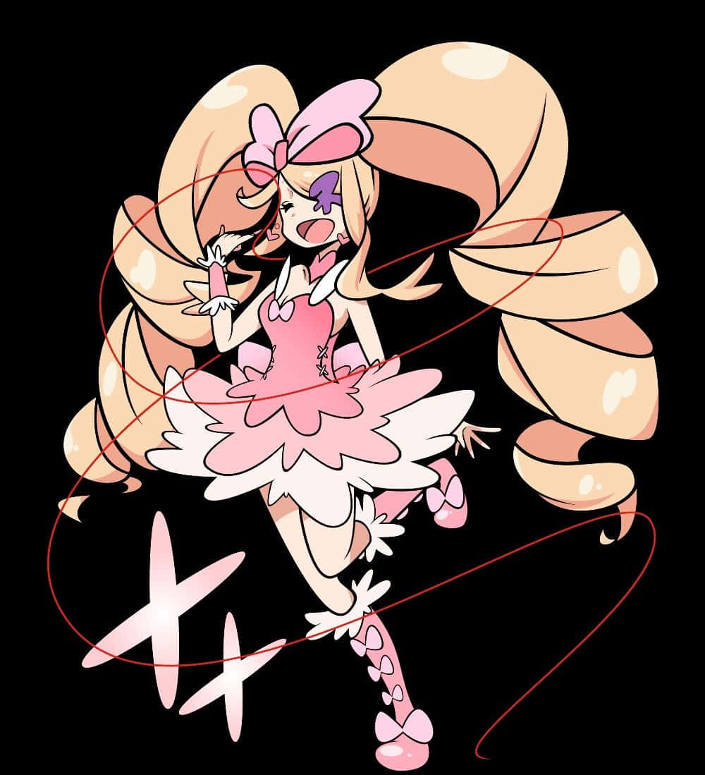 Nui Harime, peach pigtails, pink dress, SD Phone Wallpaper