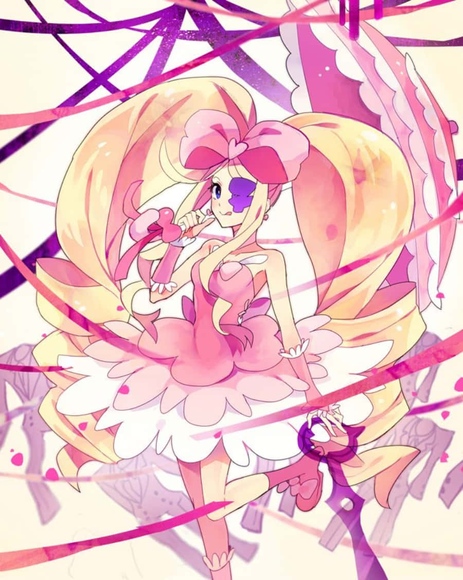 Nui Harime, sinister smile, long blonde hair, SD Phone Wallpaper