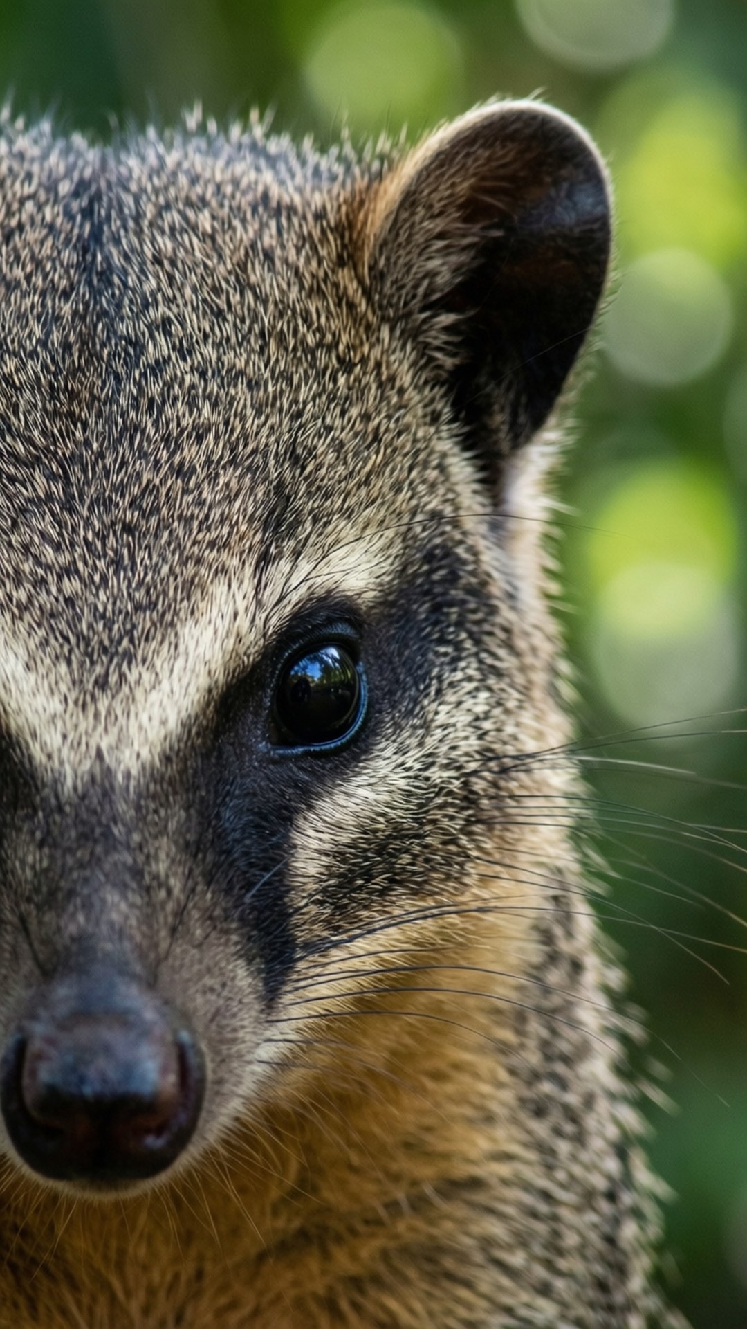numbat, striped portrait, distinctive face, Full HD Phone Wallpaper