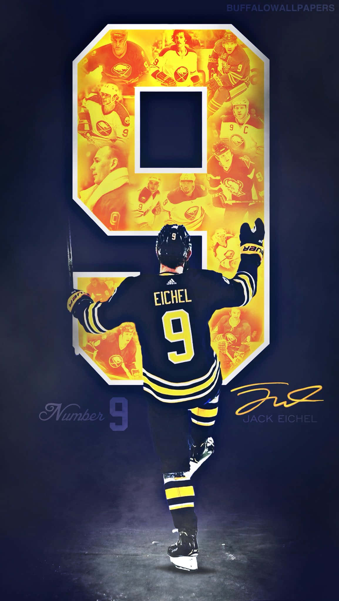 Number 9, hockey player, number 9 jersey, Full HD Phone Wallpaper
