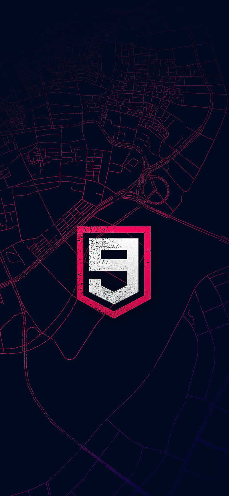 Number 9, white, pink, HD Phone Wallpaper