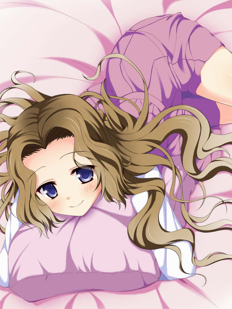 Nunnally Lamperouge, brown hair, blue eyes, SD Phone Wallpaper