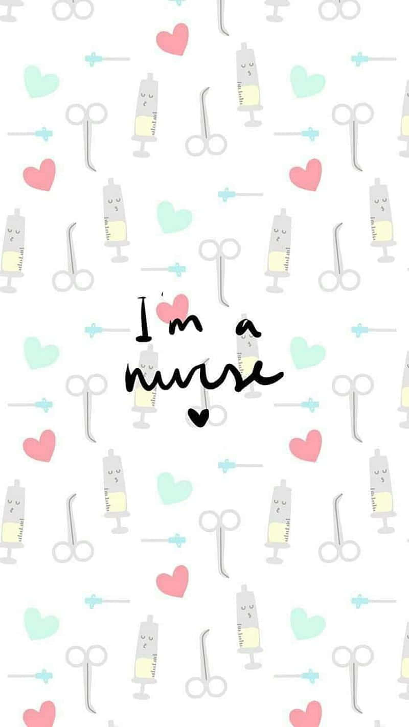 nurse phone, heart, syringes, HD Phone Wallpaper