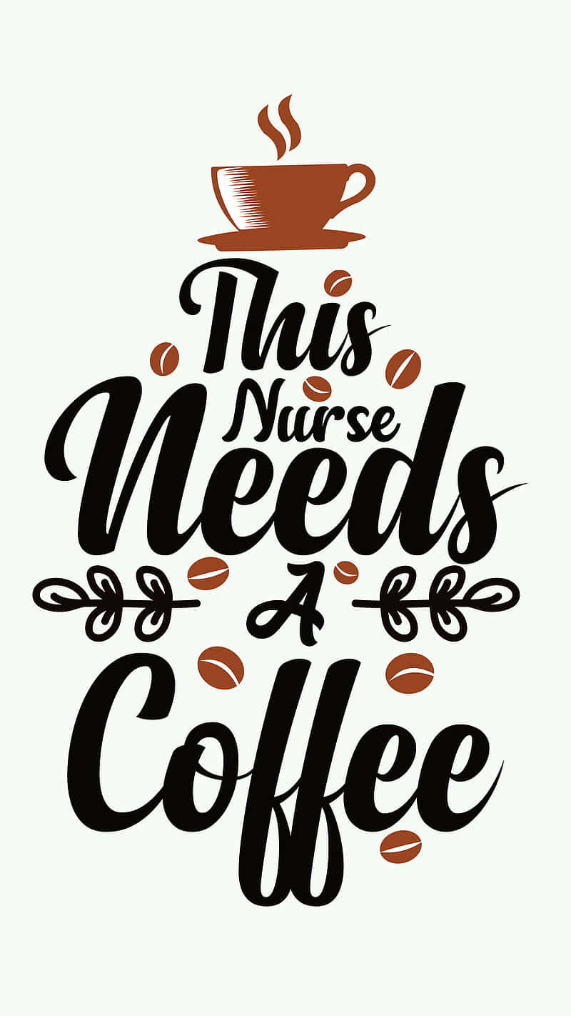 nurse phone, steaming coffee cup, coffee beans, HD Phone Wallpaper