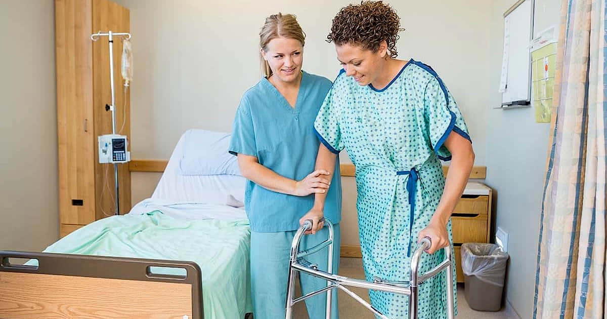 Ambulatory Support, nurse, walker, SD Desktop Wallpaper