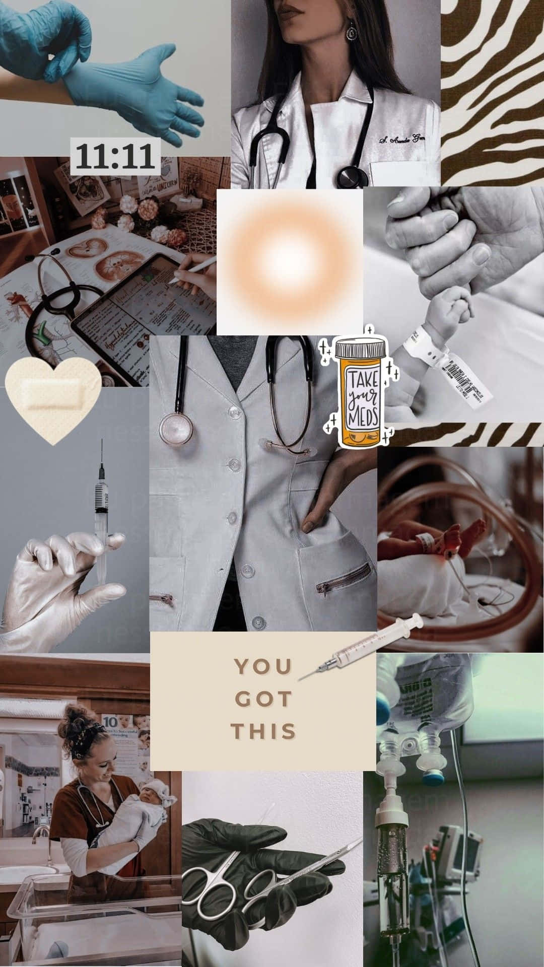 nurse, gloved hands, syringes, Full HD Phone Wallpaper