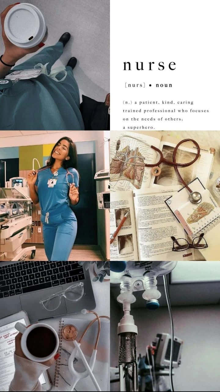 Nursing Aesthetic, scrubs, stethoscopes, HD Phone Wallpaper