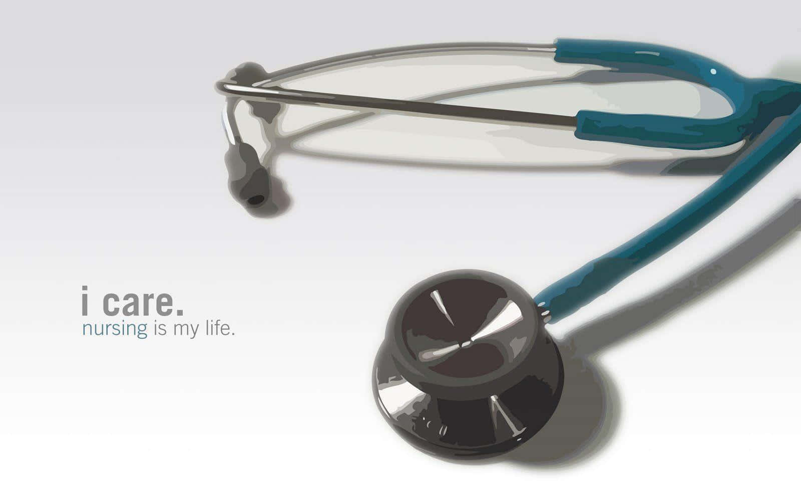 teal, silver, stethoscope, HD Desktop Wallpaper