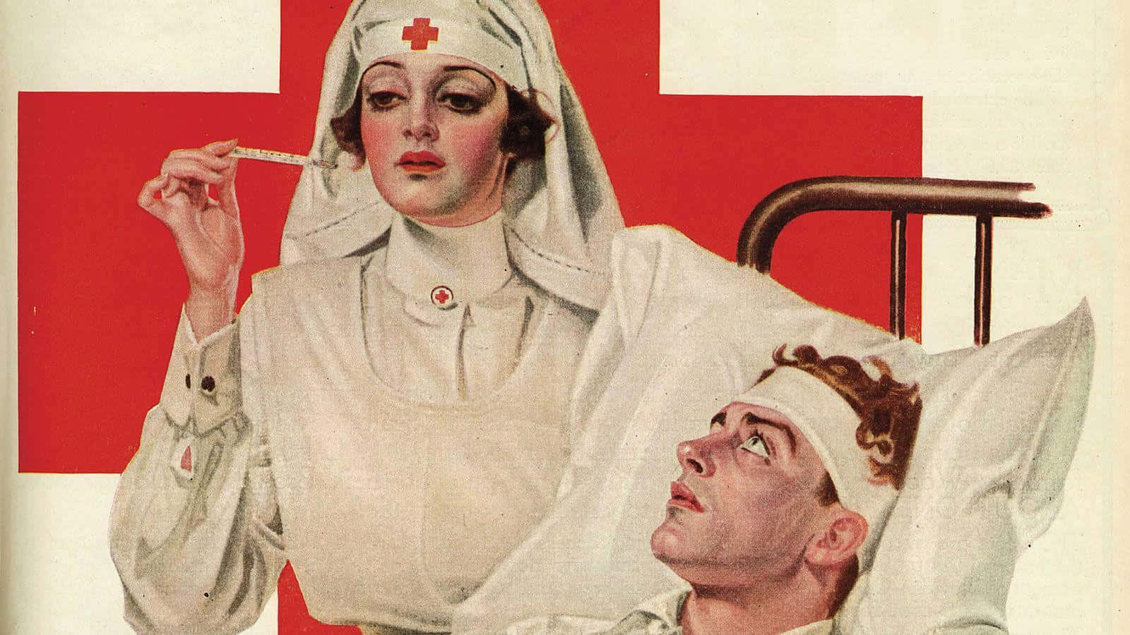 nurse, white uniform, soldier, HD Desktop Wallpaper