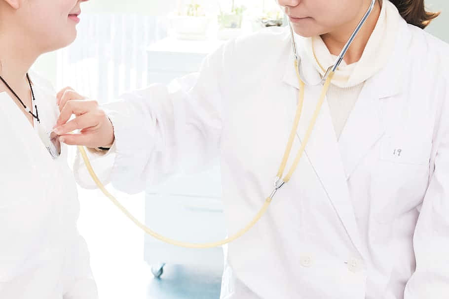doctor, white coat, stethoscope, SD Desktop Wallpaper