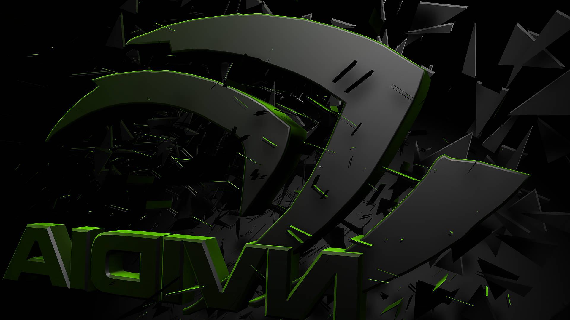 Nvidia, black, HD, Full HD Desktop Wallpaper