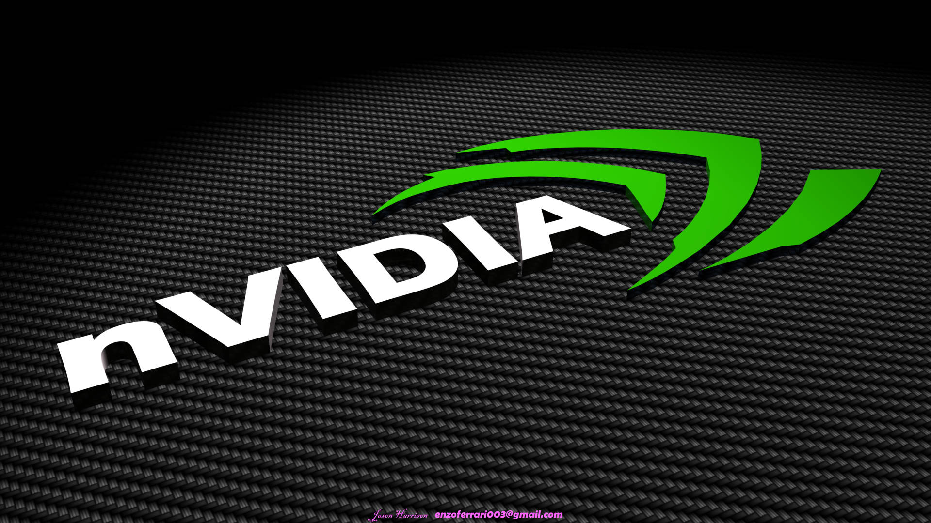 Nvidia, logo, white, Full HD Desktop Wallpaper