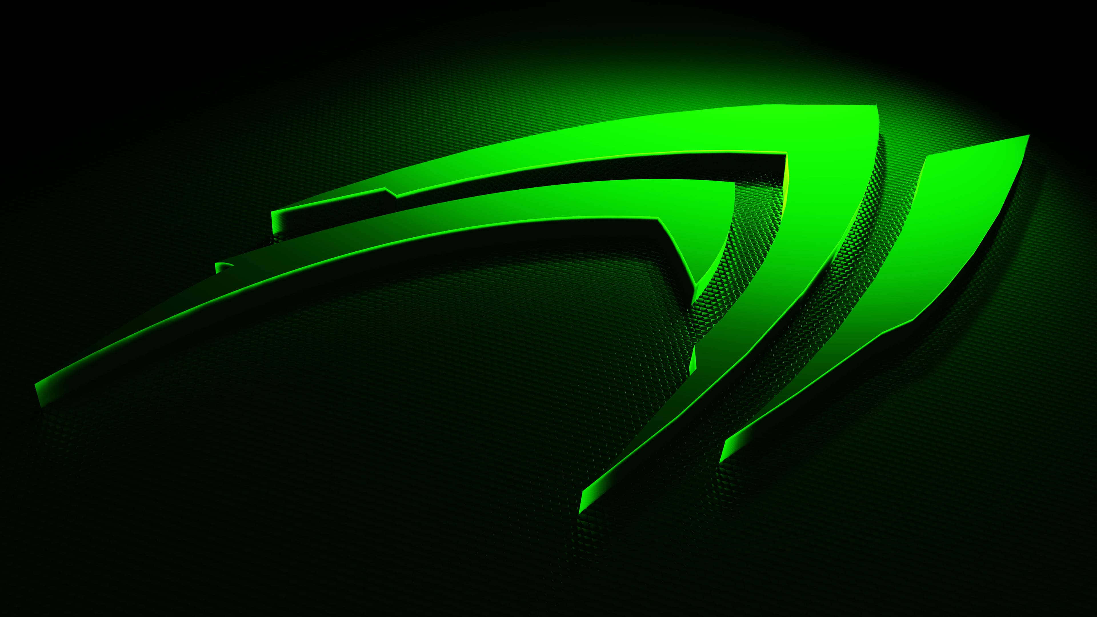 Nvidia, 4K UHD, neon green, 4K Desktop Wallpaper