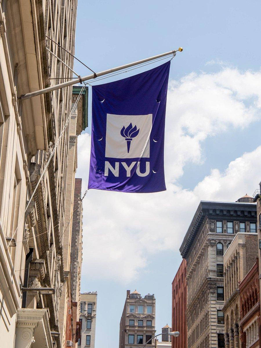 NYU, purple, torch emblem, SD Phone Wallpaper