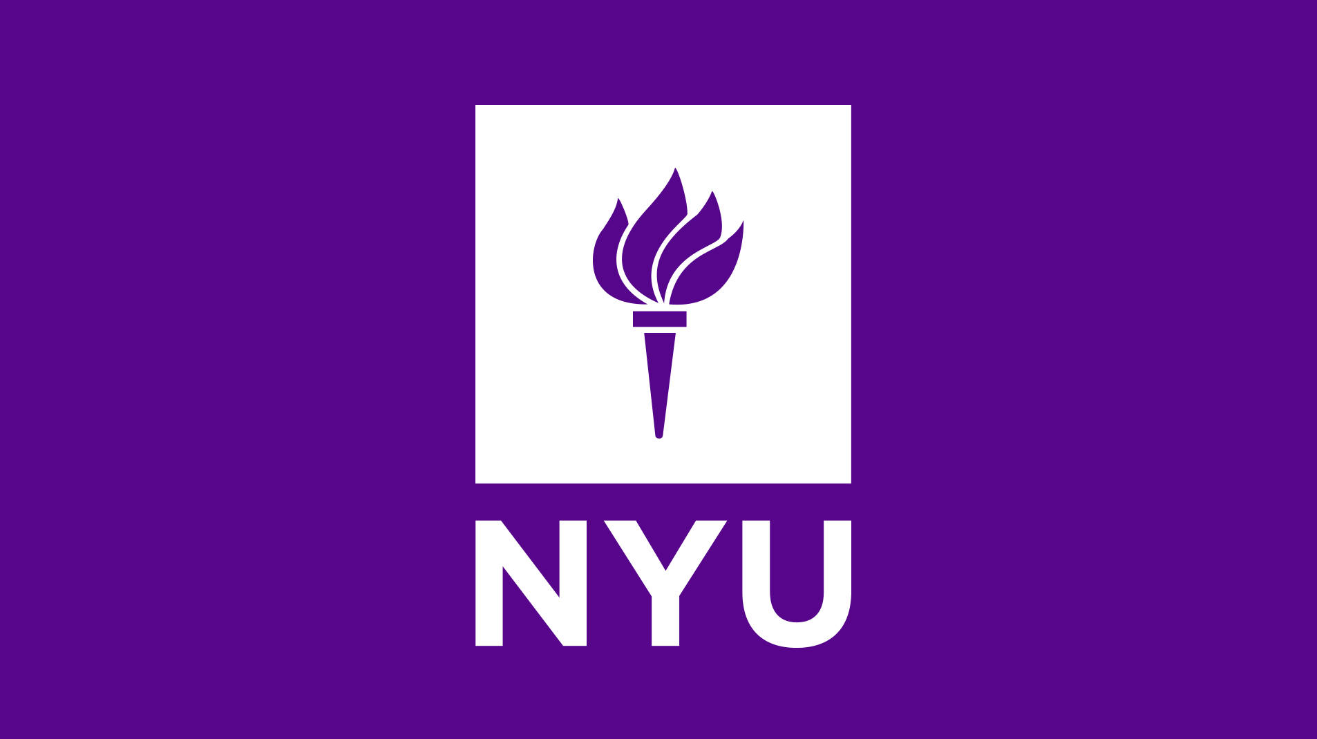 NYU, purple, white square, HD Desktop Wallpaper