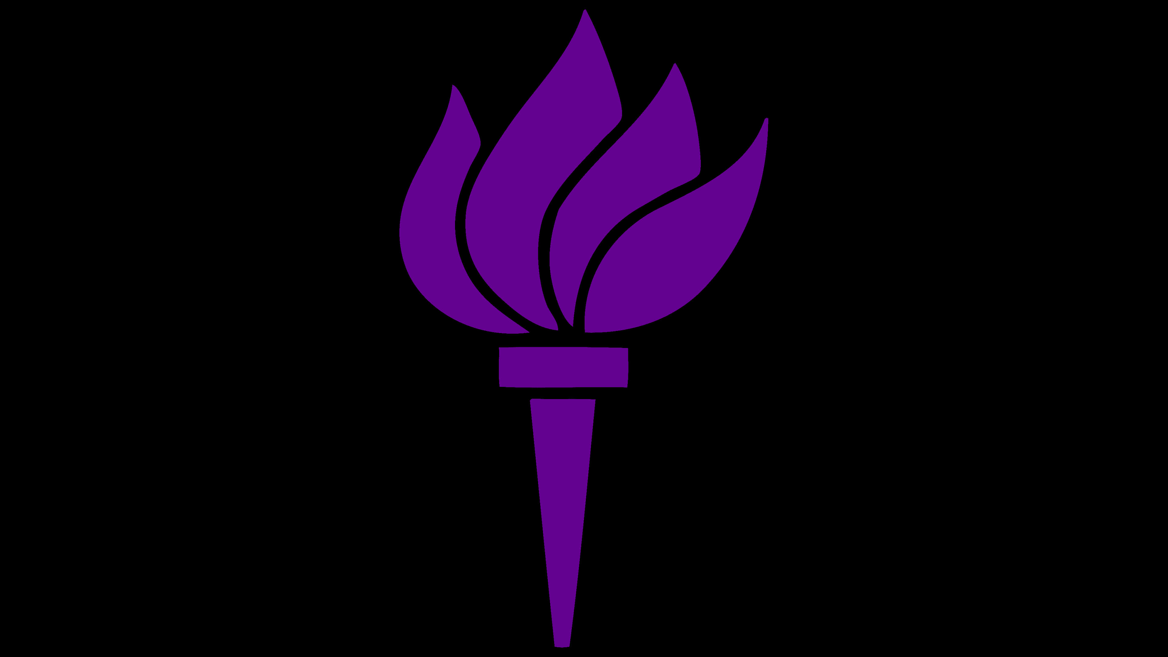 Nyu, stunning sunset, purple torch icon, 4K Desktop Wallpaper
