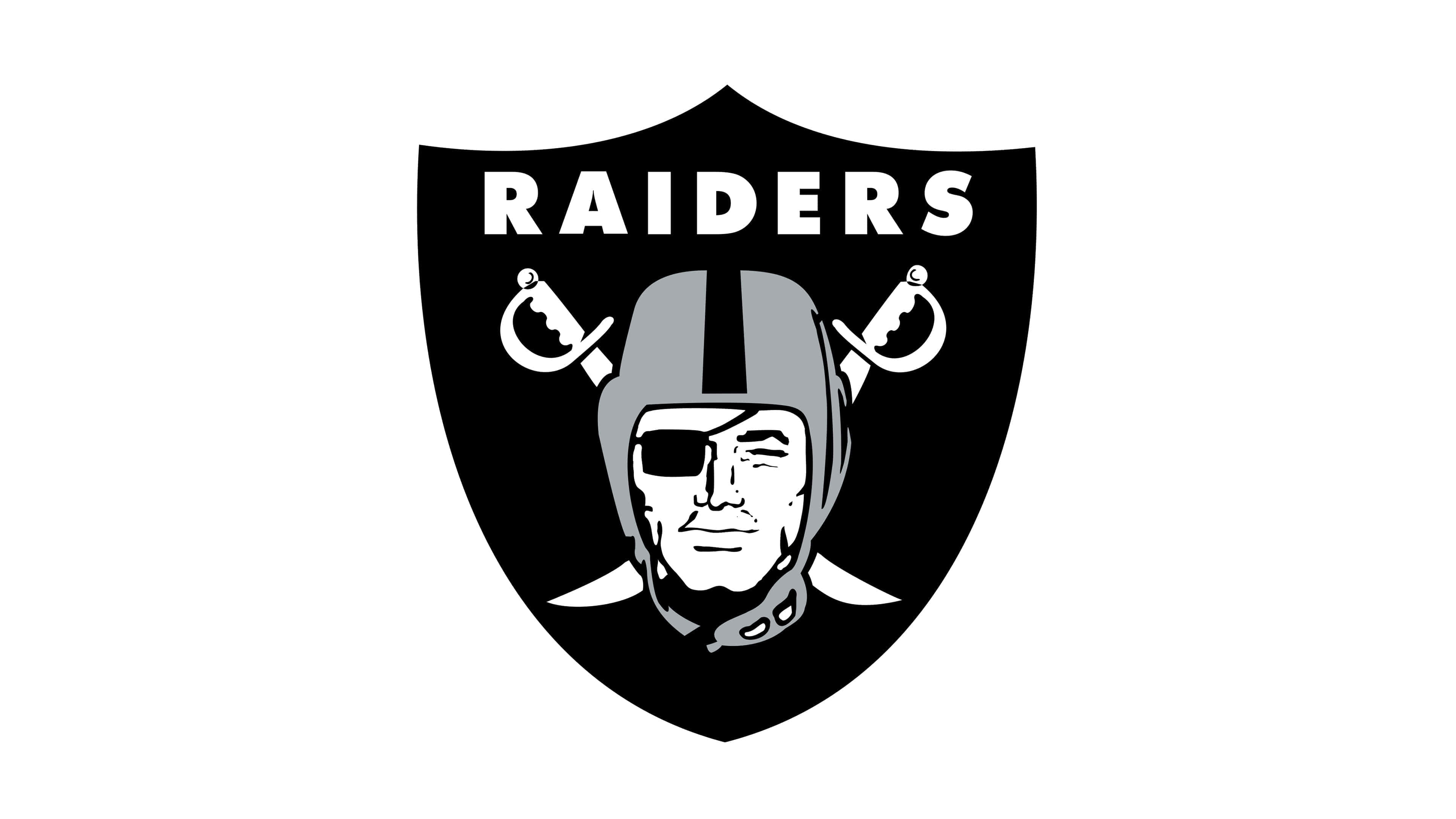 Oakland Raiders, Raiders logo, helmeted face, 4K Desktop Wallpaper