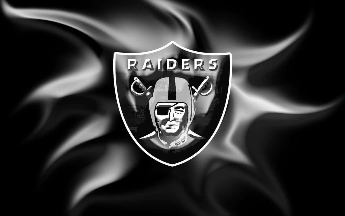 Oakland Raiders, raiders logo, monochrome, HD Desktop Wallpaper